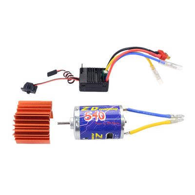 

Siaonvr ZD Racing 540 Brushed Motor 45A ESC wRadiator for 110 RC Crawler Car