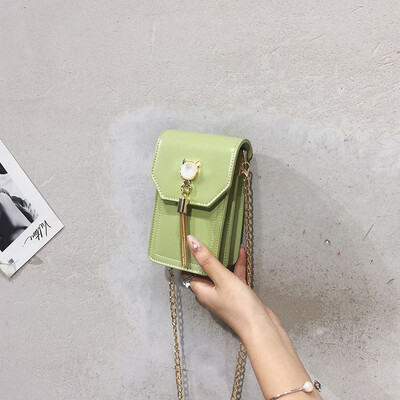 

Fresh small bag female new fashion wild chain Messenger bag personality casual ladies shoulder bag