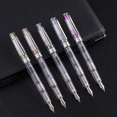

038mm WING SUNG 3003 Iridium Point Fine Nib Fountain Extra Fine Transparent Pen