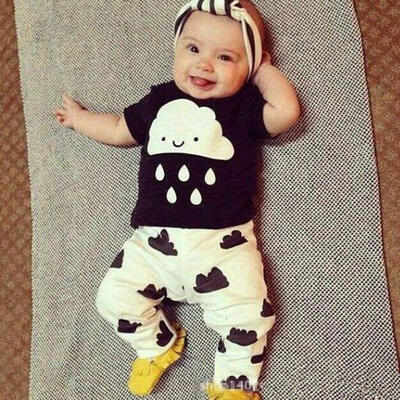 

Cute Newborn 3 6 9 12 18 24 Months t Shirt Pants Sets Baby Boy Clothes Outfits