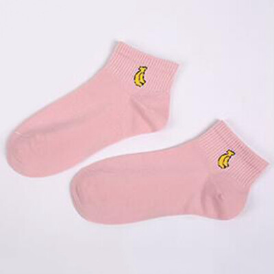 

Christmas Cute Fruit Strawberry Milk Pinky White Women Cotton Socks Japanese Harajuku Funny Socks Cartoon Socks Christmas Gift