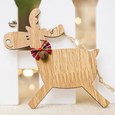 

Christmas Wooden Deer Pendant Christmas Tree Elk Ornament Kids Gift Xmas Decor