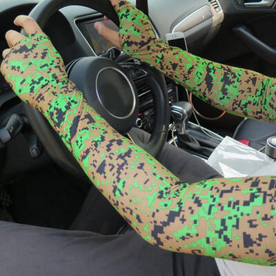 

Greensen Summer Breathable UV Sunburn Protection Long Arm Sleeve Shoulders for Cycling Driving