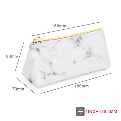 

2018 New Style Fashion Marble Multi-Function Purse Box Travel Makeup Cosmetic Bag Toiletry Colorful Print