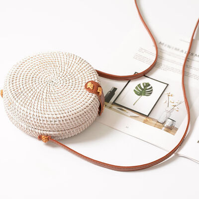 

Bags 2019 New Fashion Women Casual Girls Exquisite Straw Bag Rattan Hot Sales Shoulder Handbag Summer Beach Crossbody