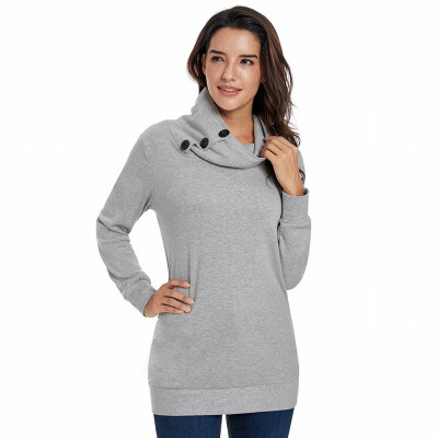 

womens sweatshirt long-sleeved loose thin solid color bottoming sweatshirt