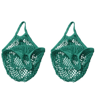 

Toponeto Mesh Net Turtle Bag String Shopping Bag Reusable Fruit Storage Handbag Totes New