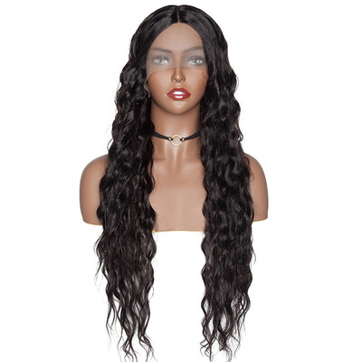 

U Part Lace Front Wigs Long Curly Synthetic Wigs For Women Hair Wigs