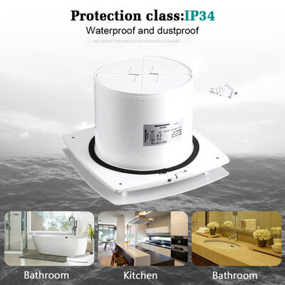 

Greensen Kitchen Bathroom Ceiling Wall Mounted Ventilation Exhaust Fan Home Ventilating System