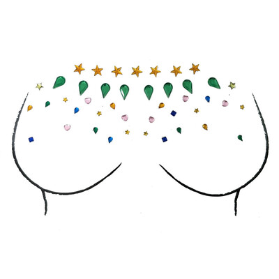 

〖Follure〗Face Gems Adhesive Glitter Jewel Tattoo Wedding Festival Rave Party Body Make Up