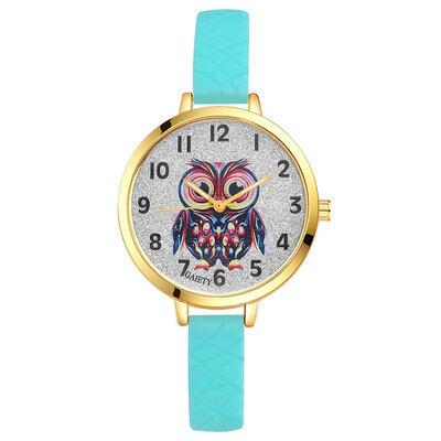 

Owl watch mens quartz watch GAIETY brand fashion watch silicone strap watch