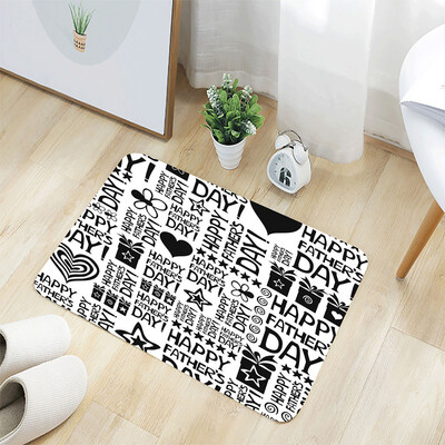 

Toponeto Fathers Day Comfort Square Flannel Kitchen Non-slip Mat 40x60CM