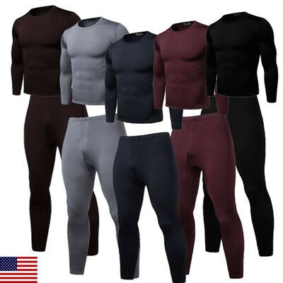 

Thermal underwear sets Men Winter Long Sweat fleece quick drying thermo