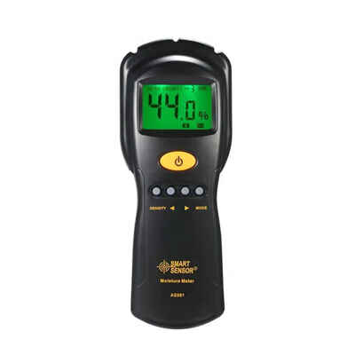 

SMART SENSOR AS981 Inductive Wood Moisture Meter LCD Digital Mini Lumber Damp Detector Moisture Content Tester Range 2-70