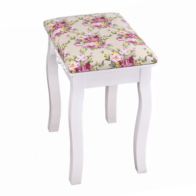 

Wood Padded Dressing Stool