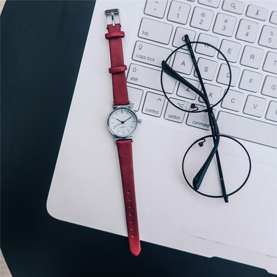 

Small dial watch female students Korean version of simple ulzzang retro style small mini school