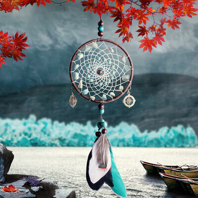 

Gobestart Creative Vibe Style D ream Catcher With Feathers Hand Made Decorations HOT SALE