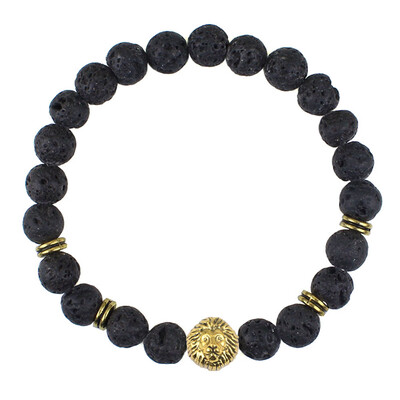 

20 kinds Lava Stone Stone Bracelet Natural Stone Beads Head Pearl
