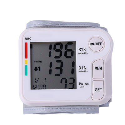 

Wrist Blood Pressure Monitor Heart Beat Rate Tonometer Sphygmom Pulsometer