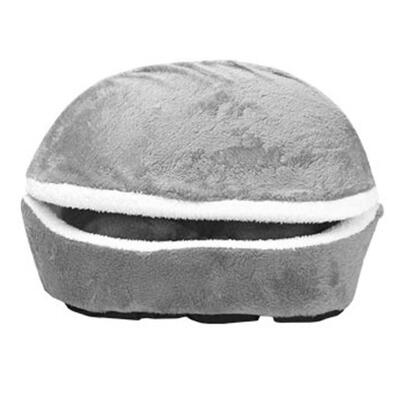 

Removable Warm Sleeping Puppy Nest Hamburger Shape Pet Dog Soft Plush House