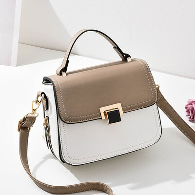 

Little girl summer fashion lock handbag leisure collision color simple Korean version of single shoulder oblique satchel