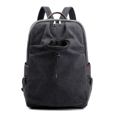 

Backpack Mens Trendy Sports Backpack Fashion Retro Large Capacity Canvas Bag Leisure Portable Travel Bag