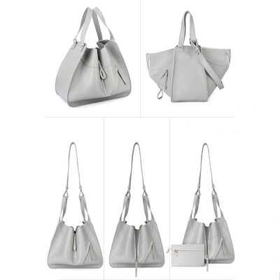 

Tailored 2Pcs Fashion Women Multifunction Bags Retro Hand Bag Shoulder Bag crossbody Bags