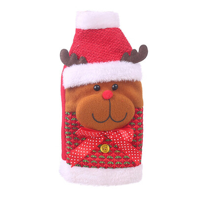 

Tailored Christmas Decoration Creative Cartoon Old Man Snowman Elk Wine Bottle Set