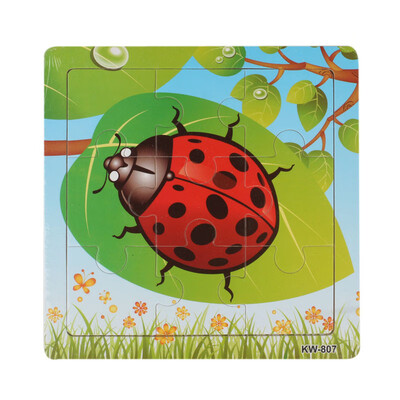 

Gotoamei Wooden Ladybug Jigsaw Toys For Kids Education And Learning Puzzles Toys