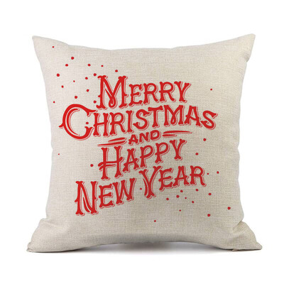 

Tailored Merry Christmas Cushion Cover Square Pillow Case Home Decor