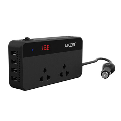 

Car Inverter 12V24V to 110V220V 200W Power Inverter Voltage Converter With 4 USB Socket Charger Auto Cigarette Lighter Automobil