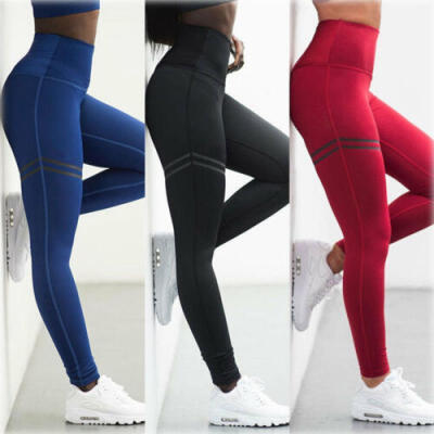 

Women Sport Pants High Waist Yoga Fitness Leggings Running Gym Scrunch Trousers