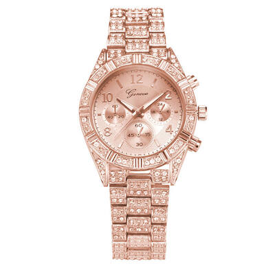 

Womens Watches Fashion Geneva Brand Roman Numeral Full Rhinestone Ladies Watch Fashion Luxury Zegarki Damskie Reloj De Mujer