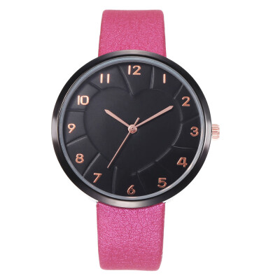 

New ladies creative heart scale belt watch casual quartz watch female student table