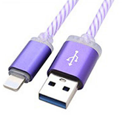 

Micro USB Cable Colorful Gradient LED Light Charging Cable For Android Phone -1m