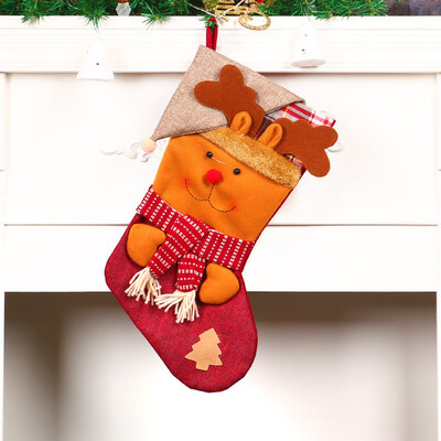 

〖Follure〗Christmas Santa Socks Cute Ornaments Festival Party Xmas Tree Hanging Decoration
