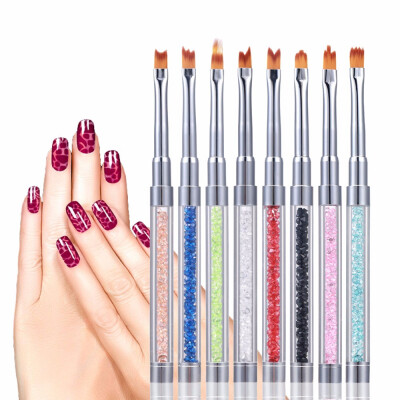 

〖Follure〗8 Pcs UV Gel Acrylic Liner Painting Nail Art Tips Design Polish Brush Pen Set