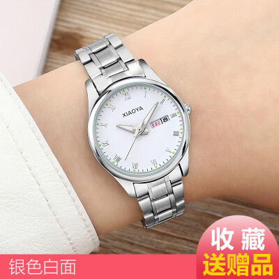 

Korean fashion trend watch female student Korean version of the simple retro casual atmosphere male watch couple watch pair