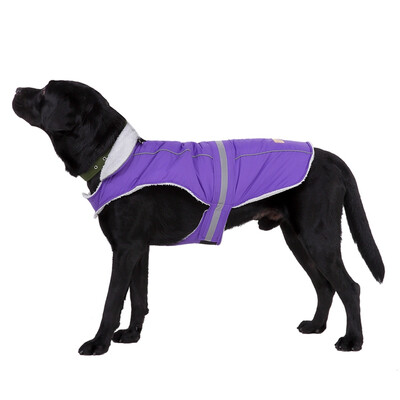 

Windproof Pet Dog Jacket Outer Layer Warm Reflective Dog Pet Winter Coat Vest Apparel for Medium Large Dog Winter Warm Pet