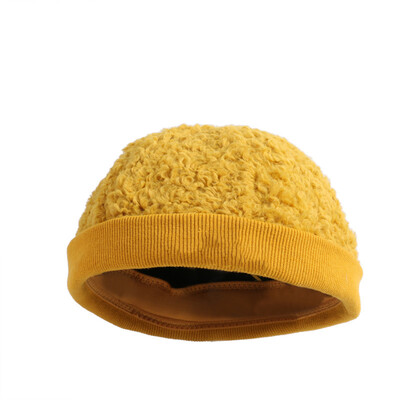 

Hat Lady autumn winter warm melon skin hat Korean version cashmere landlord hat student street Yapi hat outdoor Pullover hat