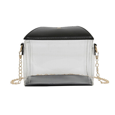 

Tailored Women Ladies Fashion Transparent Shoulder Tote Handbag Backpack Crossbody Bags