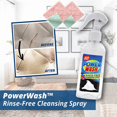 

〖Follure〗Multi-Purpose Rinse-Free Foam Cleaner PowerWash™ Rinse-Free Cleansing Spray
