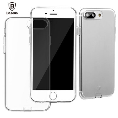 

Baseus 55 inch Ultra Thin Transparent Soft Protective Dustproof Mobile Phone Back Case Cover for iPhone 7 Plus