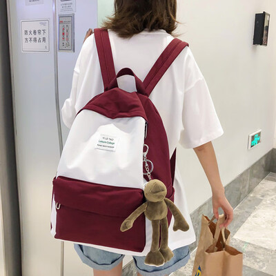 

Insfeng schoolbag female Korean version high school backpack Japanese junior high school students Da Panya shoulder Baosen Departm