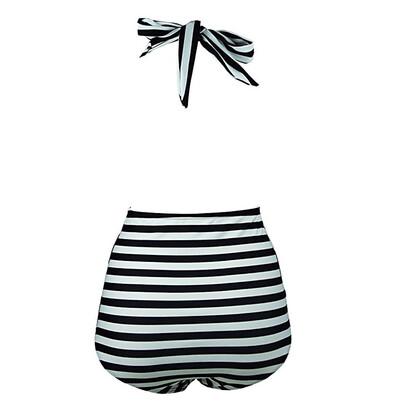

Roseonmyhand Push-up Padded Bra Swimsuit Bathing Sexy Women Striped Bikini Set Swimwear