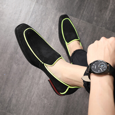 

Double spelled tip low to help large size dress business single shoes mens one foot mens shoes