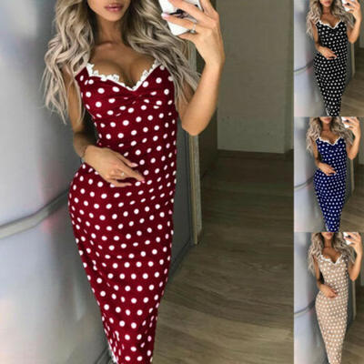 

Summer Womens Boho Maxi Dress Lady Evening Cocktail Party Beach Dress Sundress