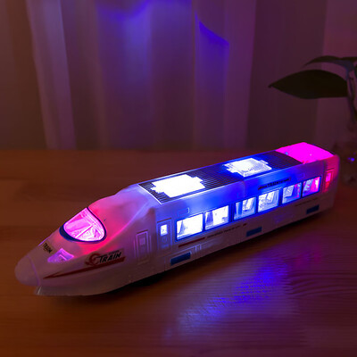 

YIWULABeautiful Lightning Electric Train Toy For Kids with Music Changes Directions