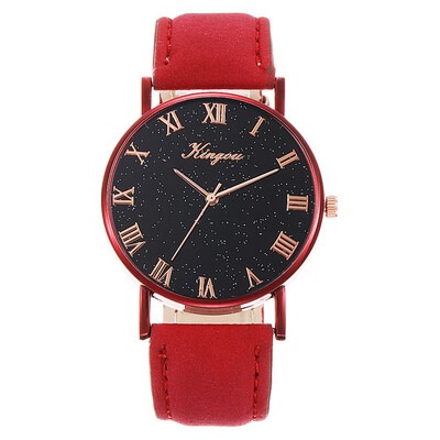 

RM Women Leather Belt Watch Starry Sky Geneva Simple Belt Watch