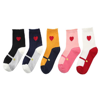 

5 Pairs of Mixed Women Cotton Socks Breathable Comfortable Middle Tube Socks Casual Socks One Size